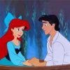 Romantic Prince Eric And Ariel Paint by Numbers