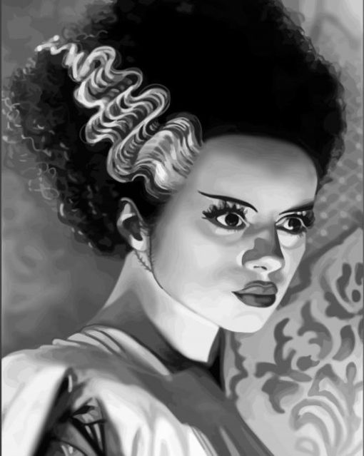The Bride Of Frankenstein paint by numbers