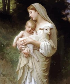 William Adolphe Bouguereau L'innocence paint by numbers