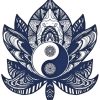 Lotus Yin Yang Mandala Paint By Numbers